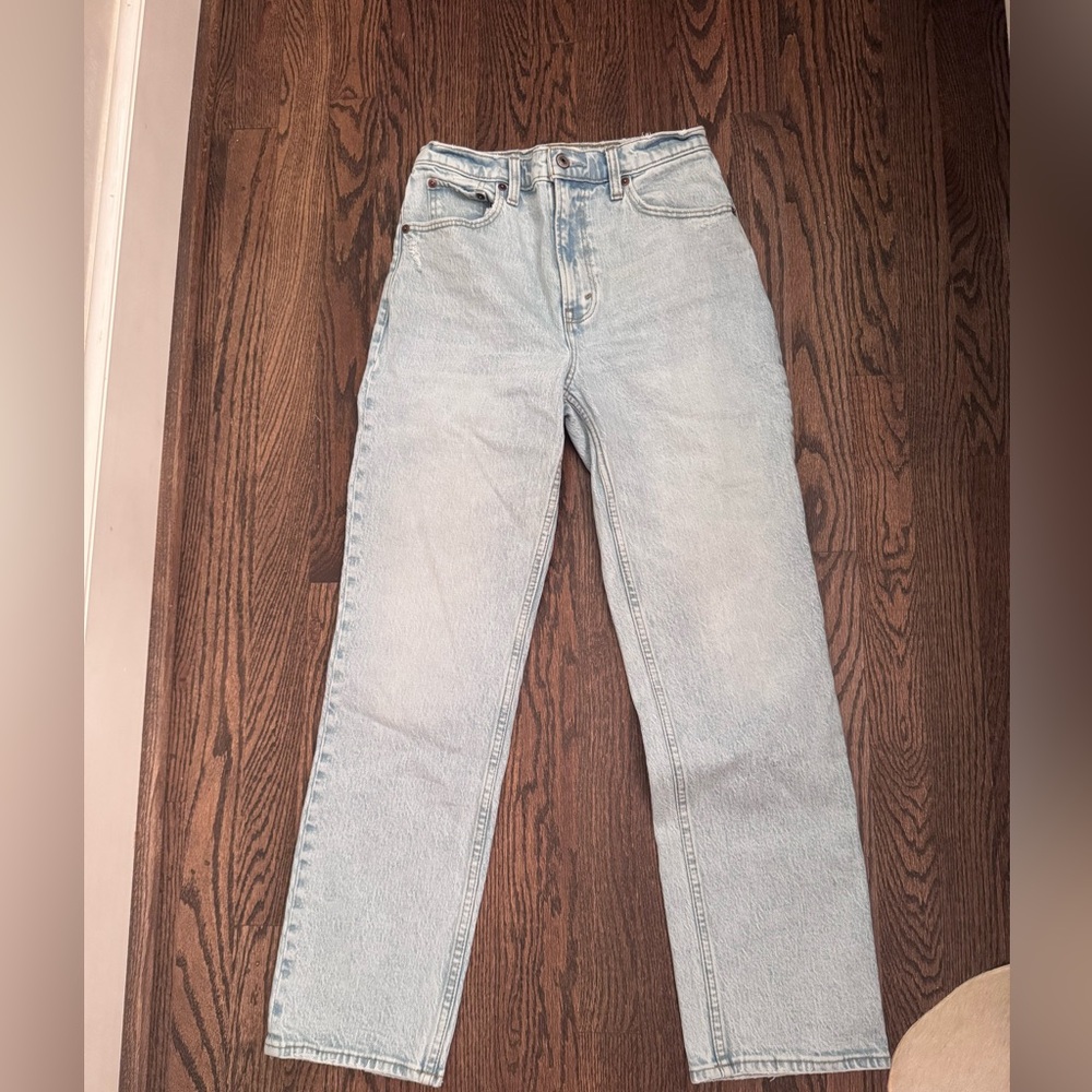 Abercrombie ultra high rise 90s straight jeans